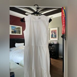COPY - NWOT COS White Tiered Open Back Maxi Dress Size 6